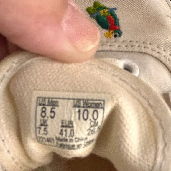 Vans - White with Bird Embroidery - Picture 8 of 8